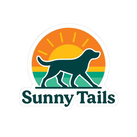 Sunny Tails Dog Sticker