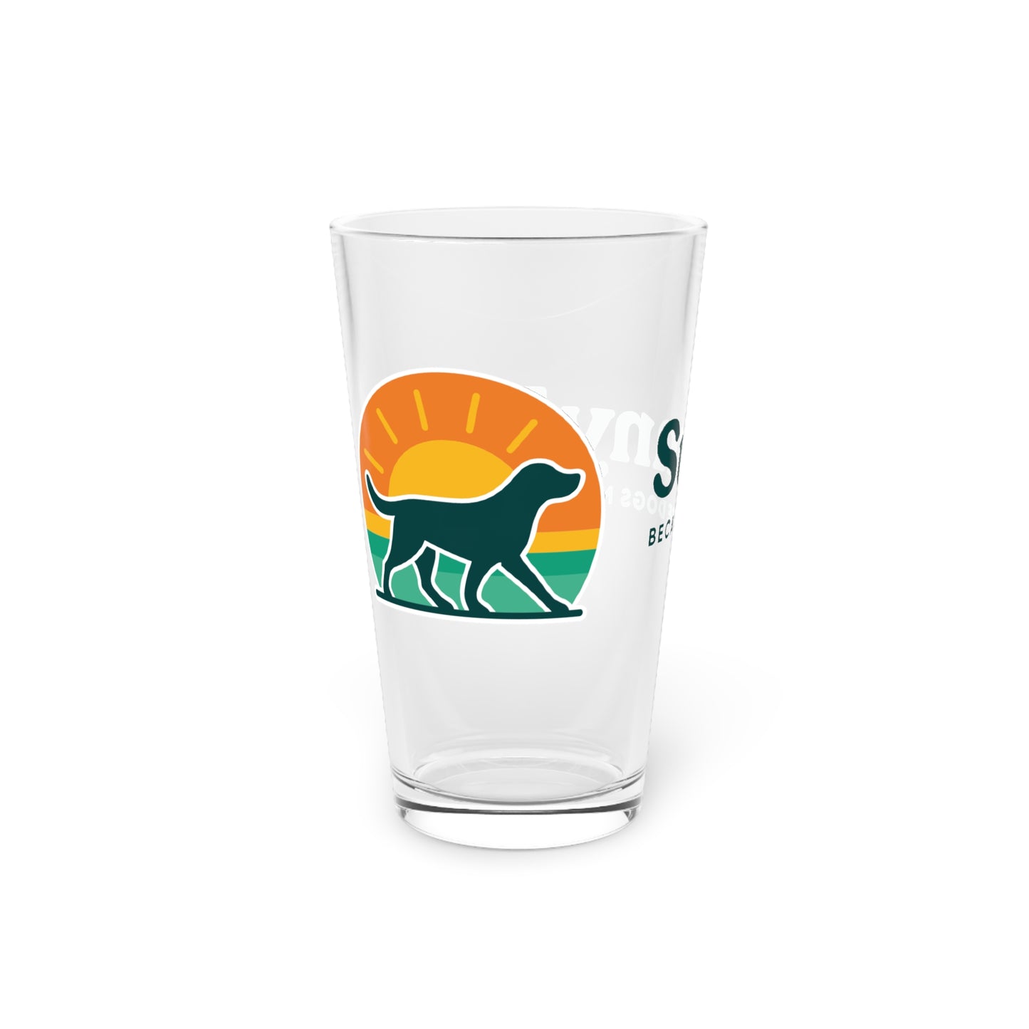 Sunny Tails Pint Glass — 16oz