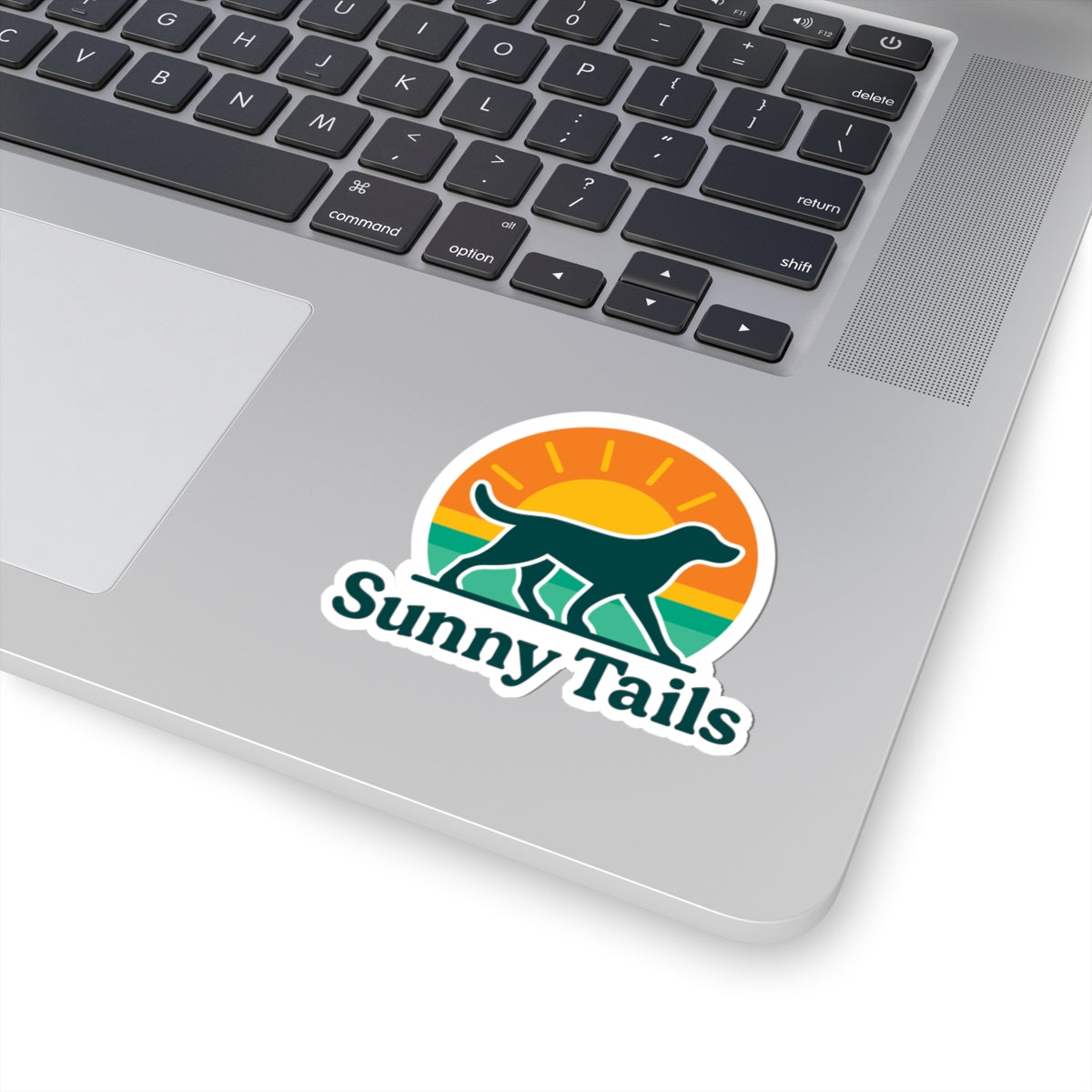 Sunny Tails Dog Sticker